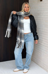 Farley Scarf Cappuccino Plaid